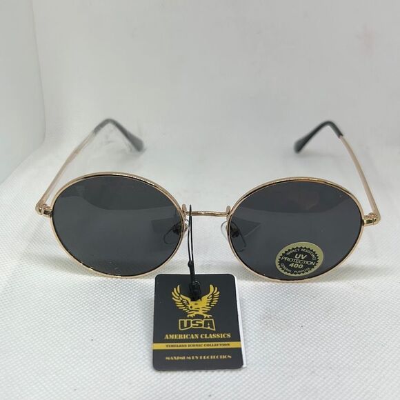 Hippie Retro Unisex Sunglasses - Picture 2 of 3